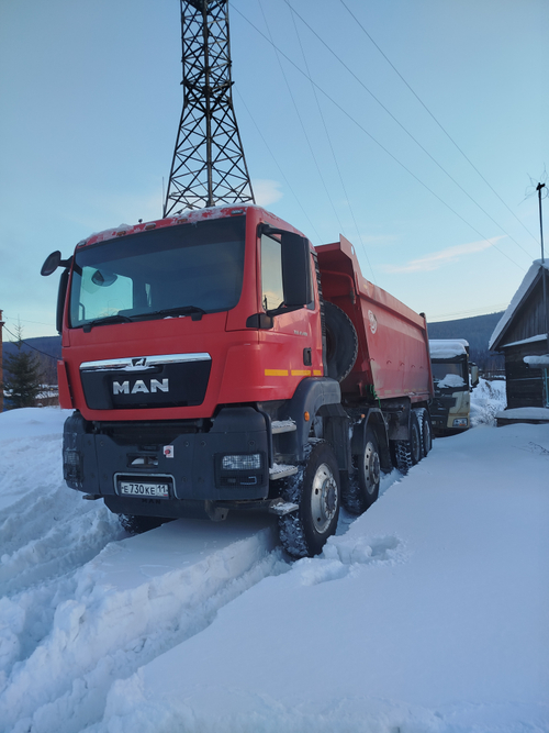 MAN TGS 8x8 Самосвал БЦМ-59 	(Дизельный, 12,4 л, 480 л.с., АТ)