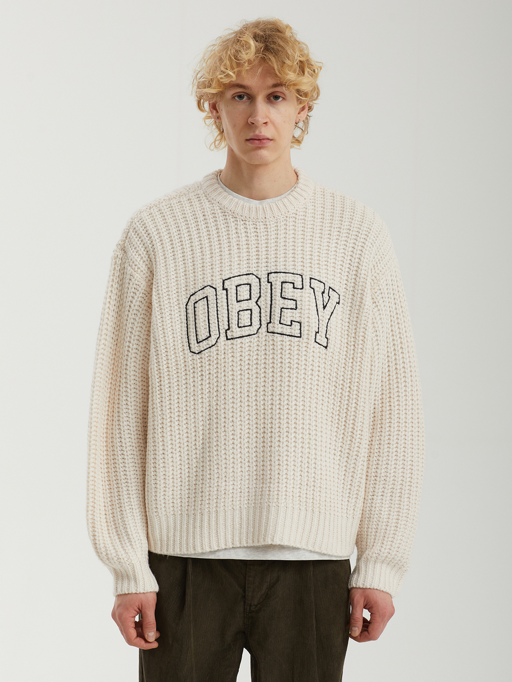 Мужской Свитер Obey Collegiate