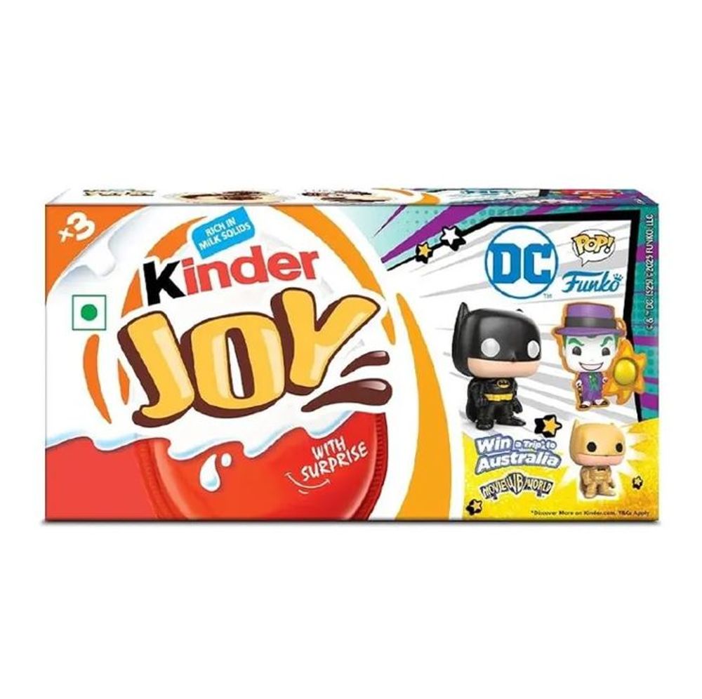 Шоколадные яйца Kinder Joy DC