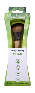 Кисть для тональной основы скошенная ECOTOOLS Skin perfecting Brush