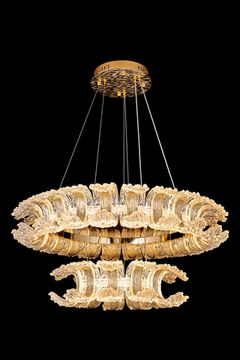 Подвесная люстра LED 200W 3000K LE3050/800-2K GD золото Moana Leon