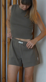 Маечка "Дымчатая оливка"