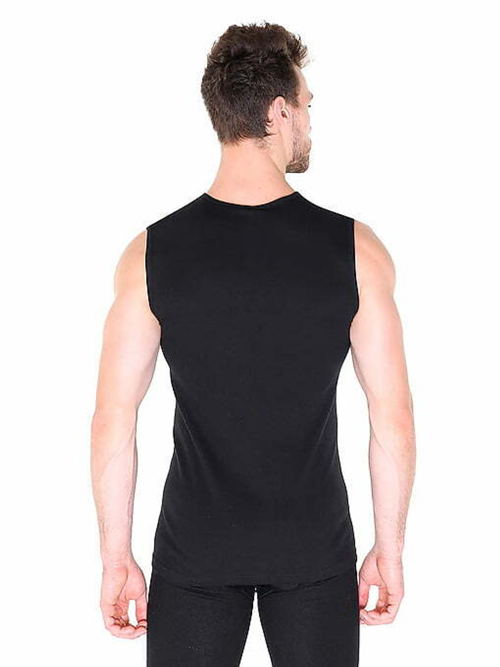 Майка мужская черный