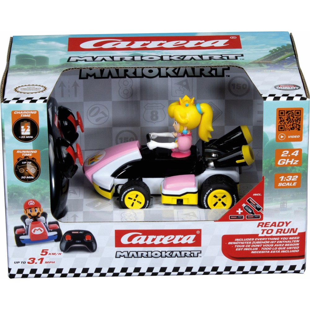 Радиоуправляемая машина Carrera RC Mario Kart Peach Gokart 320004 1:32 2,4 ГГц — фото 1