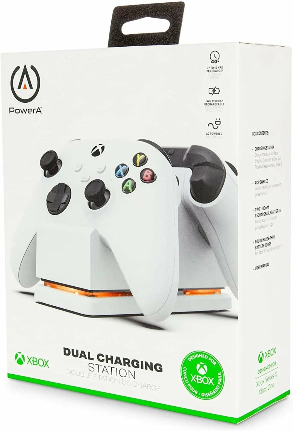 Зарядная станция PowerA Charging для 2-х геймпадов Microsoft Xbox One / Series X|S