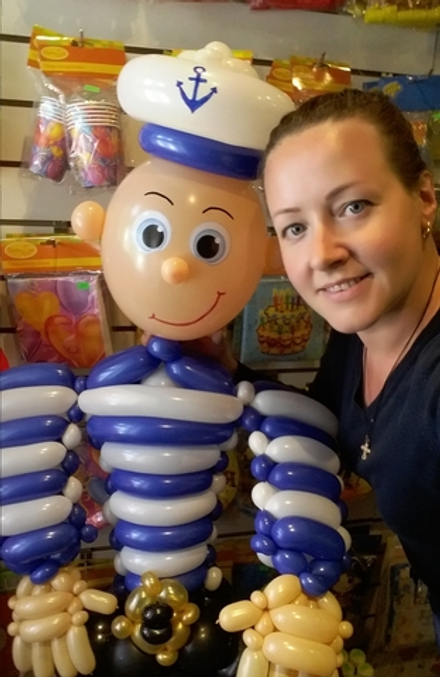 Морячок, фигура из шаров