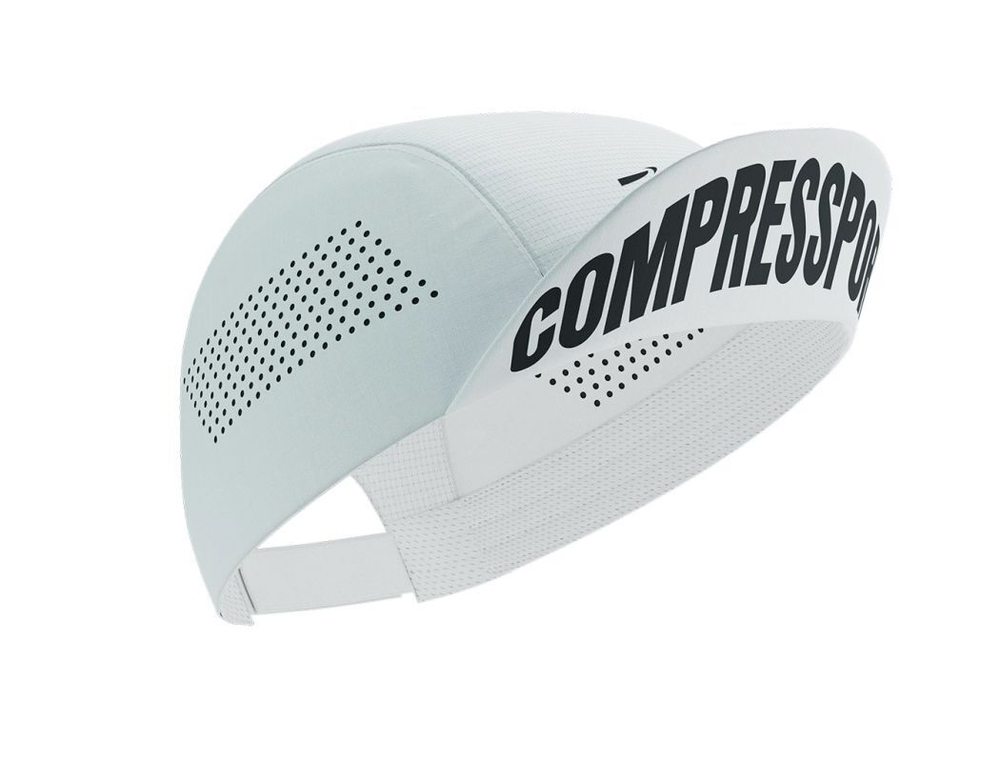 Теннисная кепка Compressport Pro Racing - white