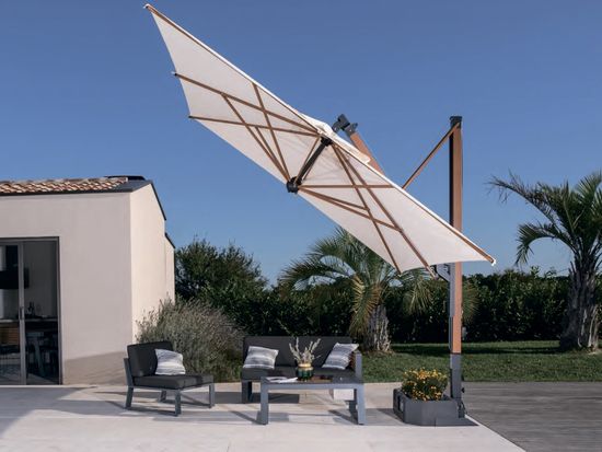 Зонт профессиональный Galileo Wood 3000х4000 слоновая кость Scolaro Италия