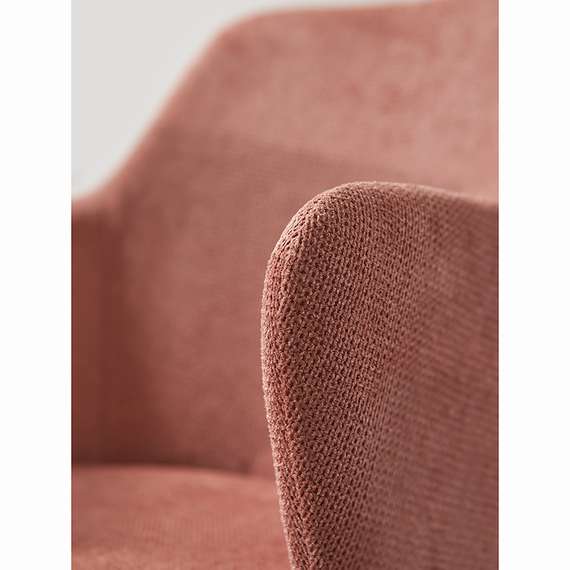 Стул Dwight, розовый фактурный шенилл