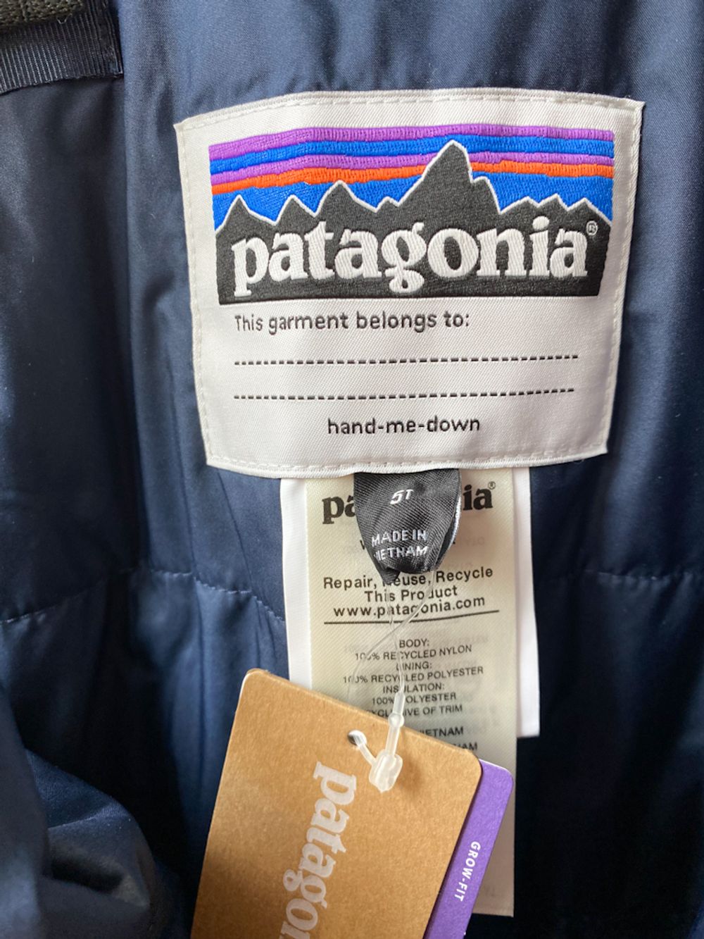 Новый полукомбинезон Patagonia, 110
