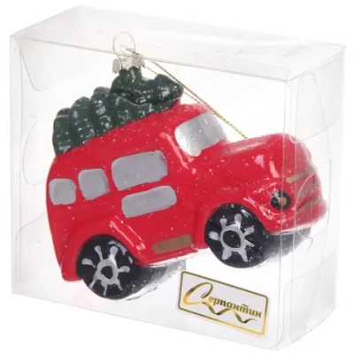 Елочная игрушка «Весёлый путь» 10*4,5*9 см