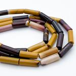 Мукаит, размер около 14*4 мм, цена за 13-14 шт (1/2 нити)