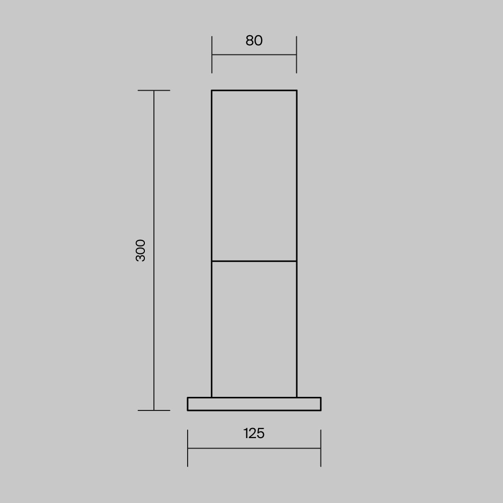 Ландшафтный светильник Outdoor O418FL-01GR