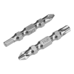 Набор бит двухстор., PH2-T30х45мм, PZ2-H4х45мм, сталь S2, 2 шт. Gross
