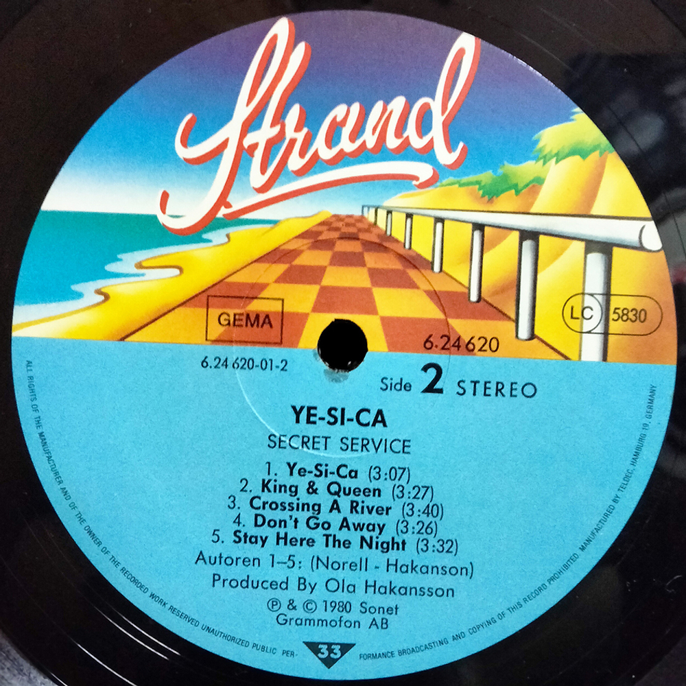 Secret Service / Ye-Si-Ca (LP)