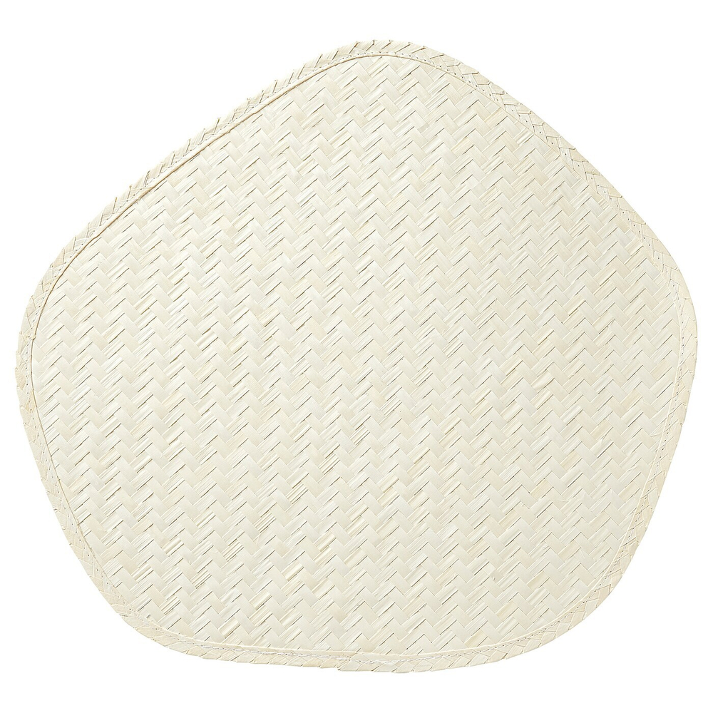 IKEA PADDFISK  (ИКЕА ПАДДФИСК)  -  Подставка, пальмовый лист ручной работы, 37x35 см