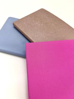 Набор 3 блокнота 88л (138*102мм) линейка розовый, перламутровый, голубой (5447-2)