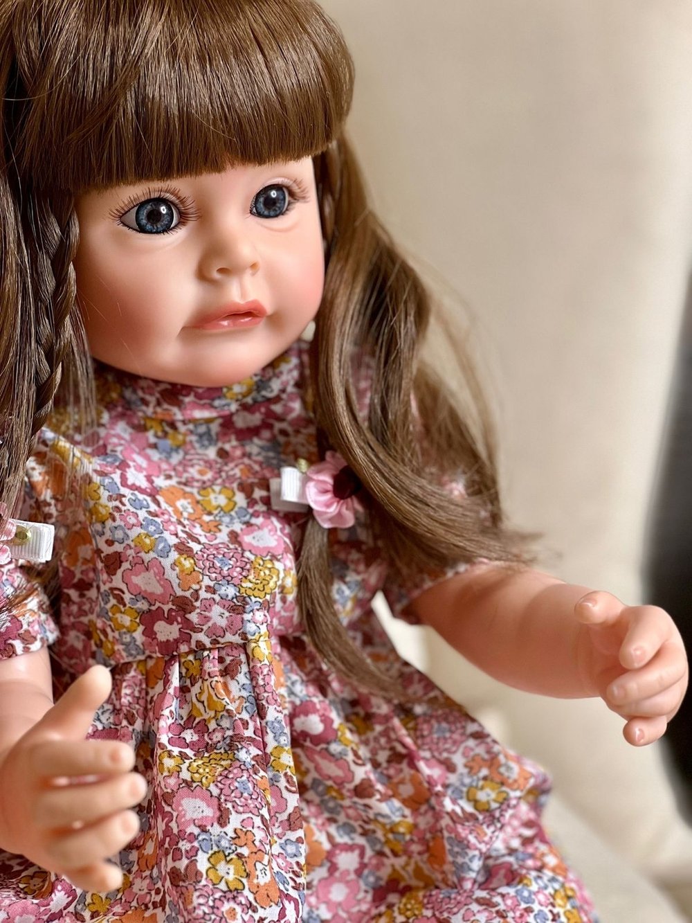 Кукла Реборн виниловая 55см в пакете (FA-108)