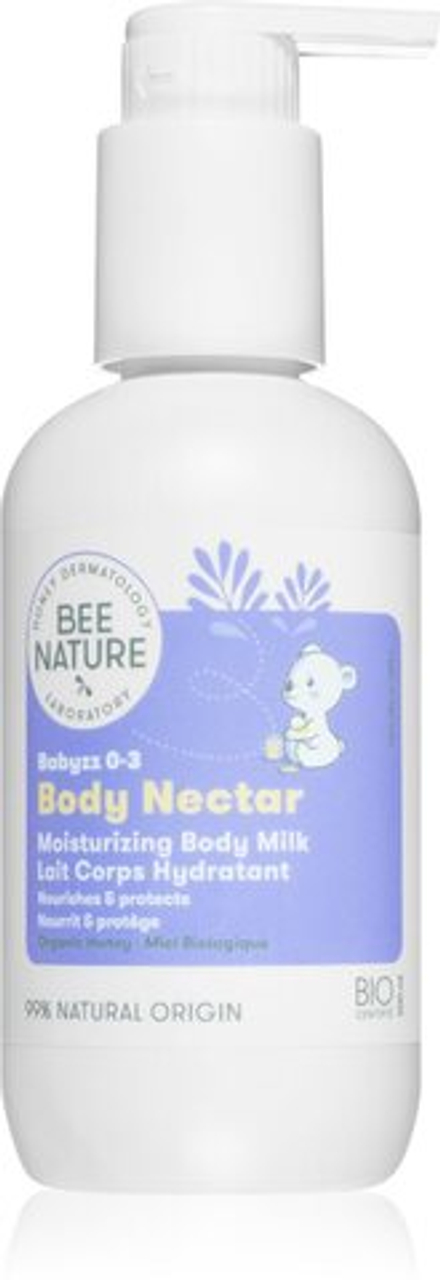 Bee Nature Babyzz Body Nectar - увлажняющее молочко для тела для детей с рождения /   200  ml  / GTIN 5425031690856