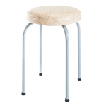 Табурет круглый Виктория "STRONG" (титан-бежевый)