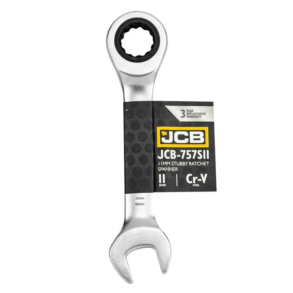 Ключ трещоточный короткий 11мм JCB JCB-757S11