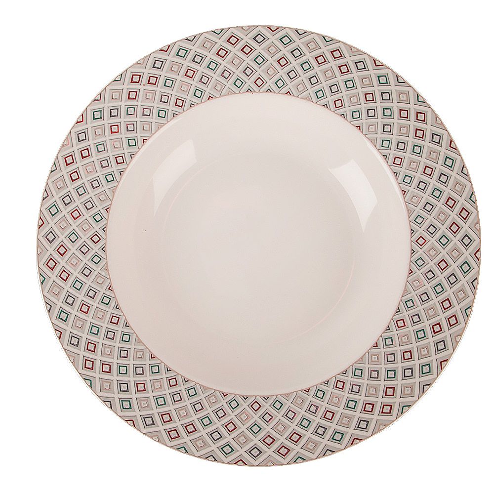 Тарелка суповая "Norwich" d=21,5см (min6) (фарфор) (транспортная упаковка)