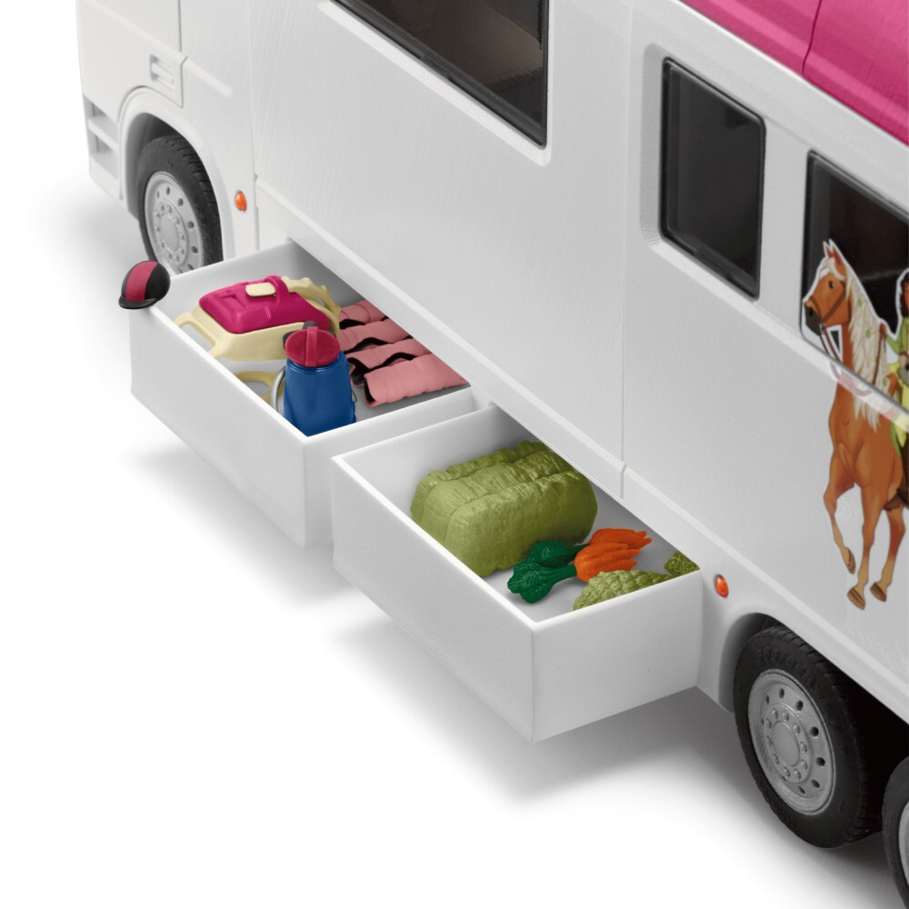Schleich Horse Club - Автомобиль для перевозки лошадей + аксессуары 42619 / артикул   42619  / GTIN 4059433652368