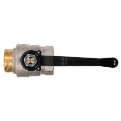 Кран шаровой латунный LD Pride 47.40.B-Н.Р Ду 40 Ру 25 вн-нр, (рычаг)