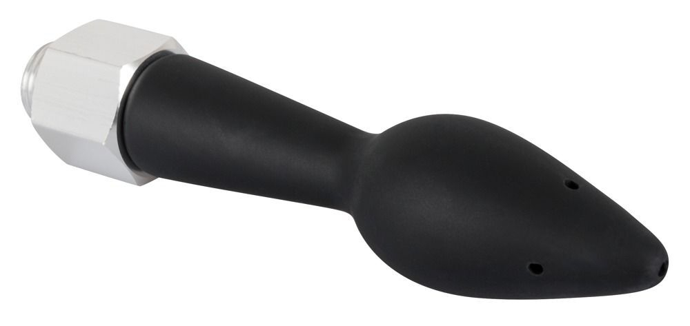 Чёрная анальная насадка для душа Anal Douche Rear Splash (Цвет: черный)