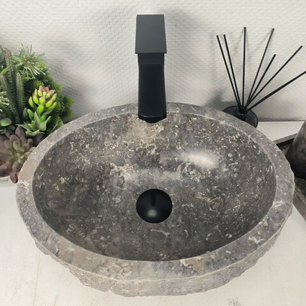 Раковина из мрамора Erozy Grey EM-64641 42*32*16 0190