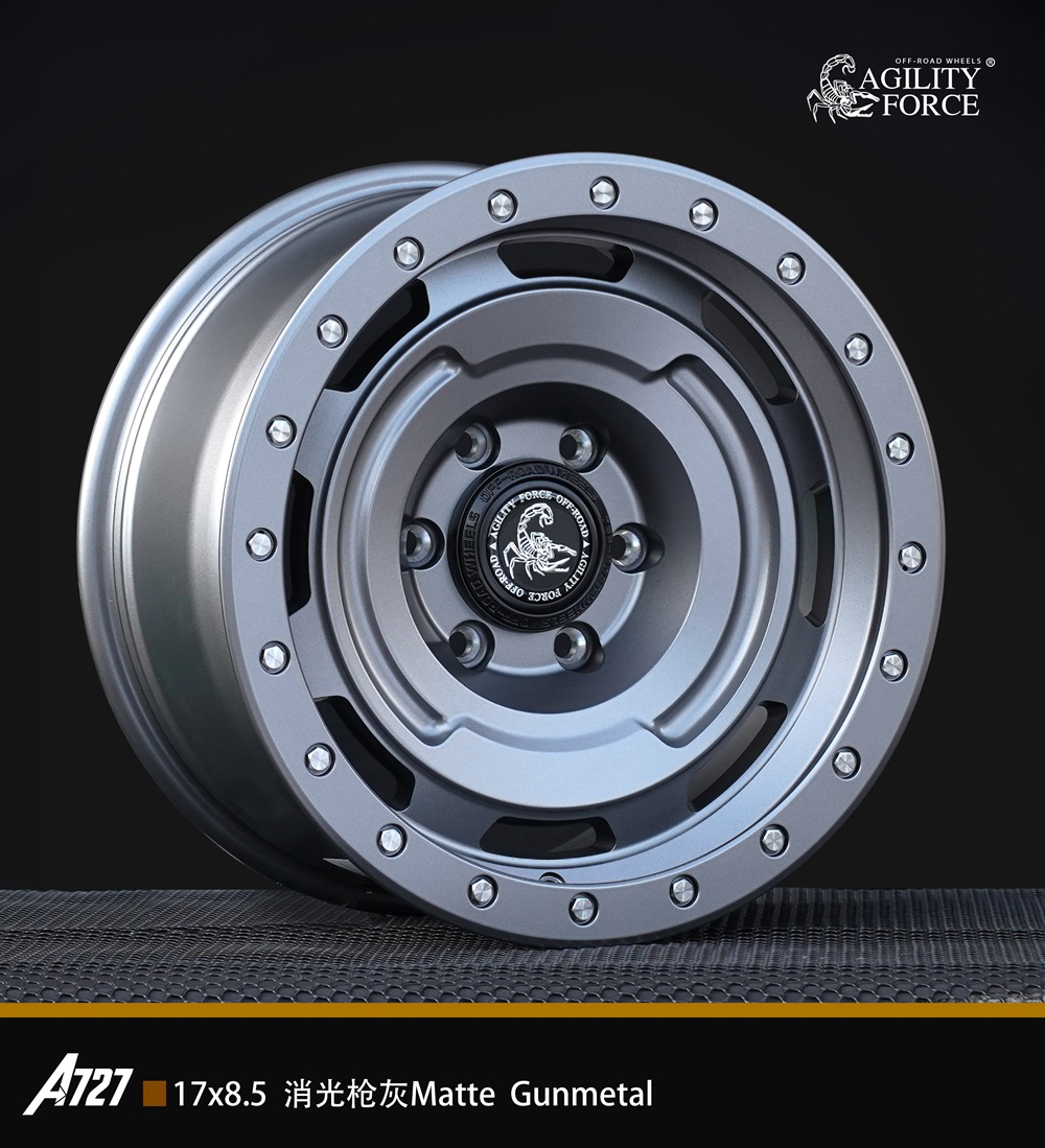 Диск колёсный литой AGILITY FORCE А727 R17 8.5 ET0 Matte Gunmetal