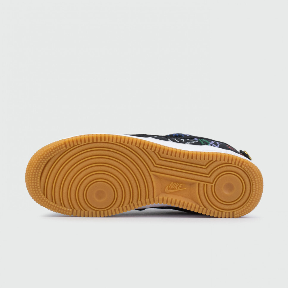 кроссовки Nike Air Force 1 Low x Travis Scott Cactus Jack Black White