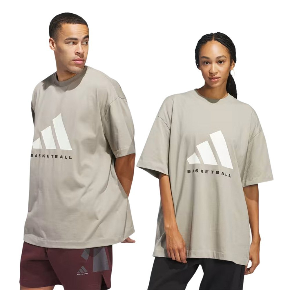 Футболка adidas Basketball T-shirt Gray