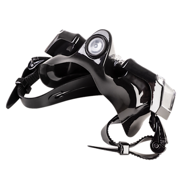 Маска Scorpena J с клапаном Черная Трехстекольная