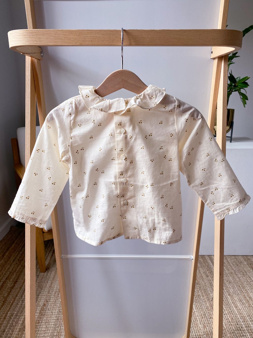 Хлопковая блузка  Bonpoint, 92