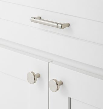 Ручка-кнопка Rejuvenation Blair Brushed Nickel