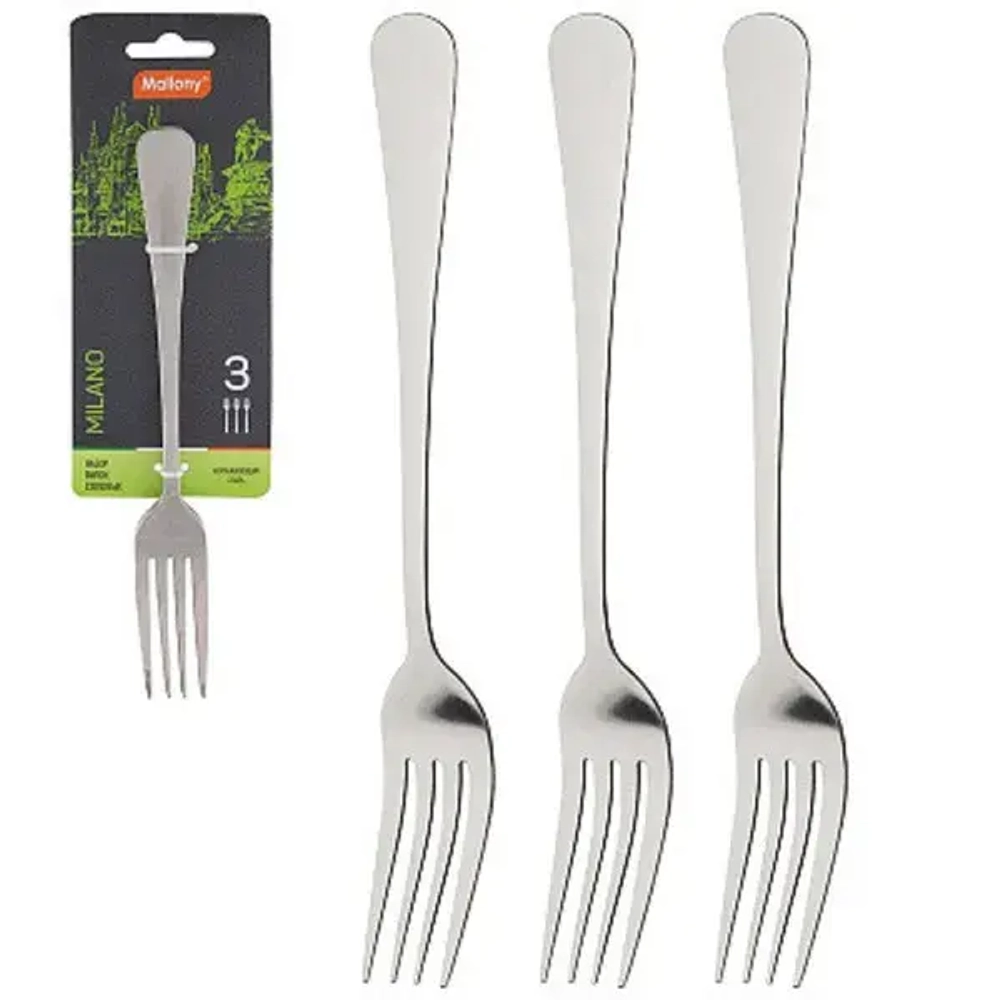 Набор вилок столовых 3шт «MILANO»