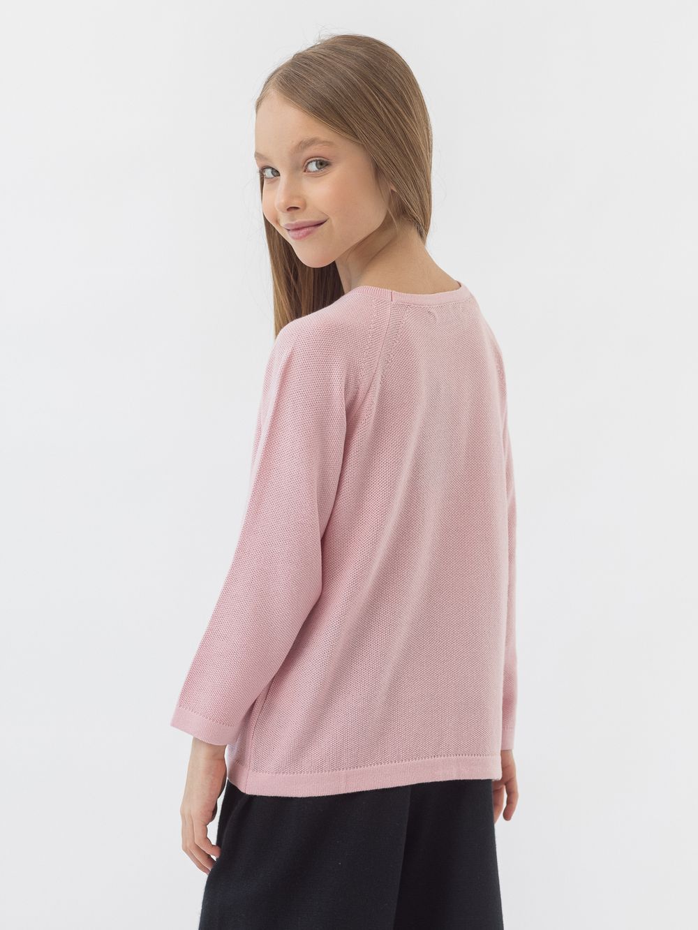 Джемпер бледно-розовый для девочки арт. АТ824-1