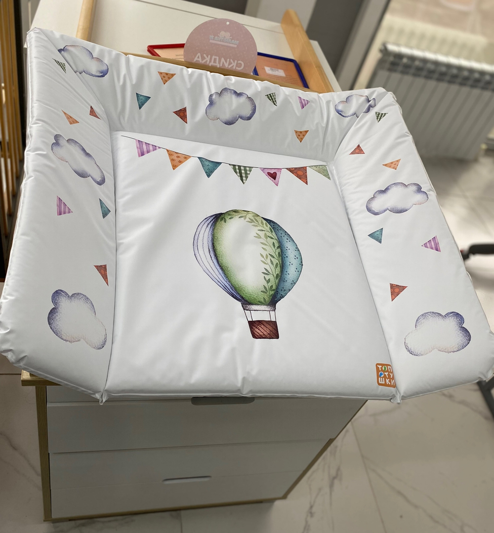 Пеленальный матрасик №2 Топотушки "Воздушные шары" (80*71 см.)