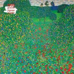 Pazl / Пазлы /Puzzles Adult Jigsaw Puzzle Gustav Klimt: Poppy Field