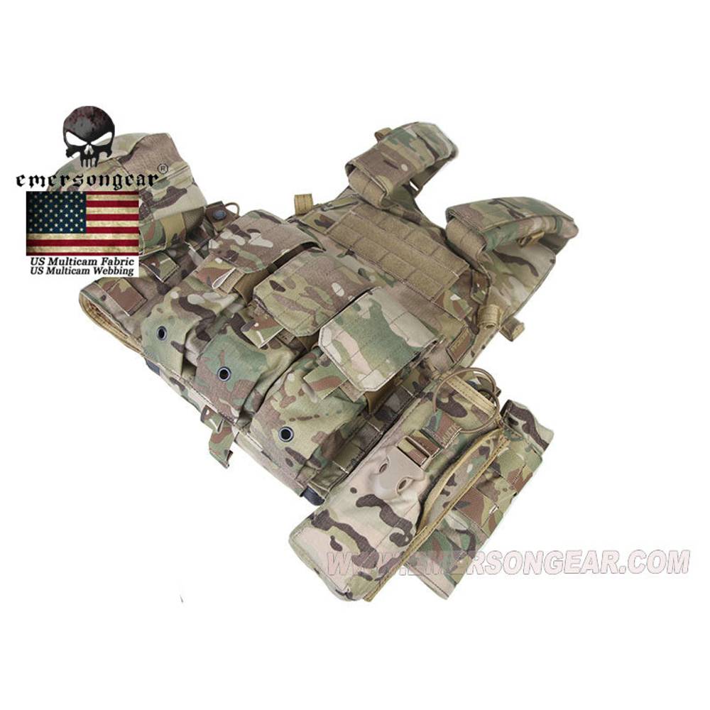 Тактический жилет с 3-мя подсумками EmersonGear LBT6094A style Plate Carrier w 3 pouches