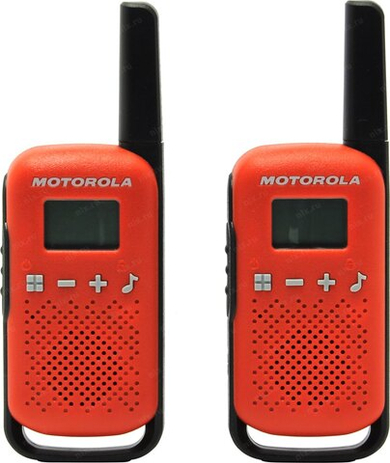 Рация (2 рации) Motorola TALKABOUT T42 Red, 4 км, 8 каналов, LCD, 3xAAA)