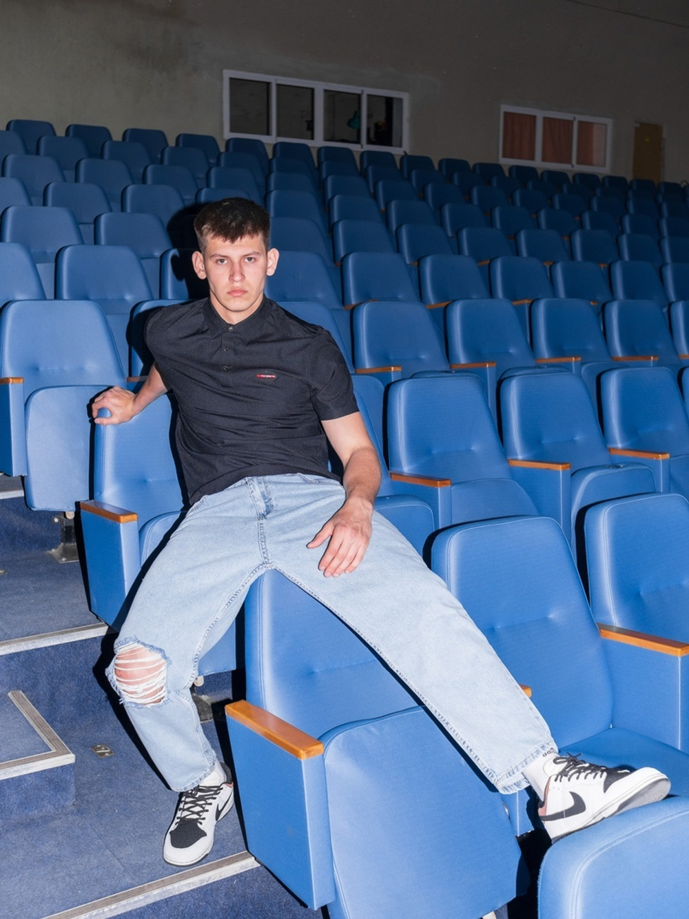 Поло Prada #4063 (чёрн.)