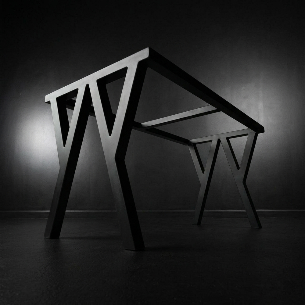 Подстолье из металла в стиле лофт №27