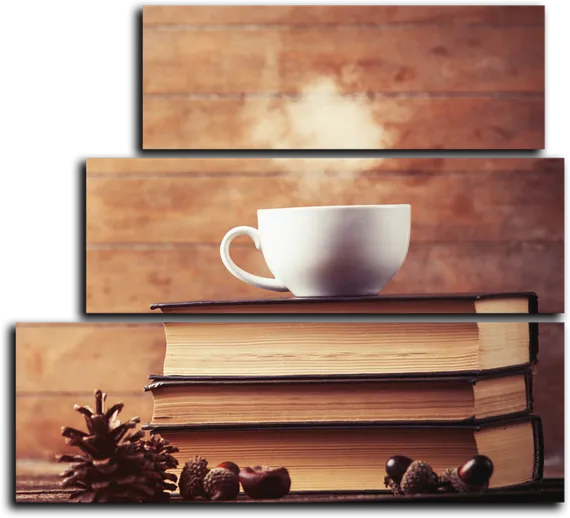 Модульная картина "Зимнее удовольствие"