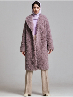 Шуба женская чебурашка тедди эко