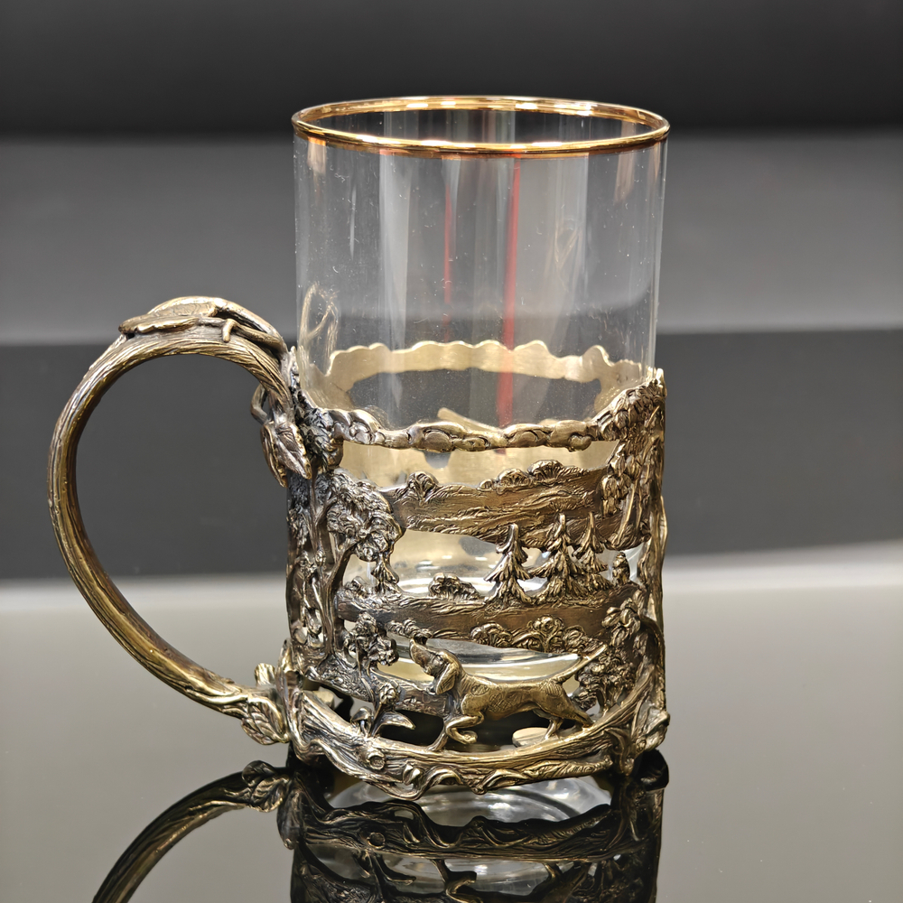 Чайный набор "Охотник" с ложечкой