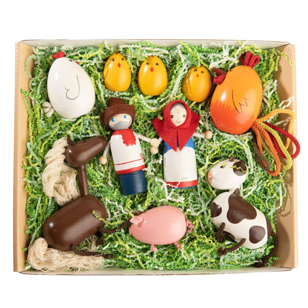 Набор пальчиковых игрушек "В деревне", Вальда