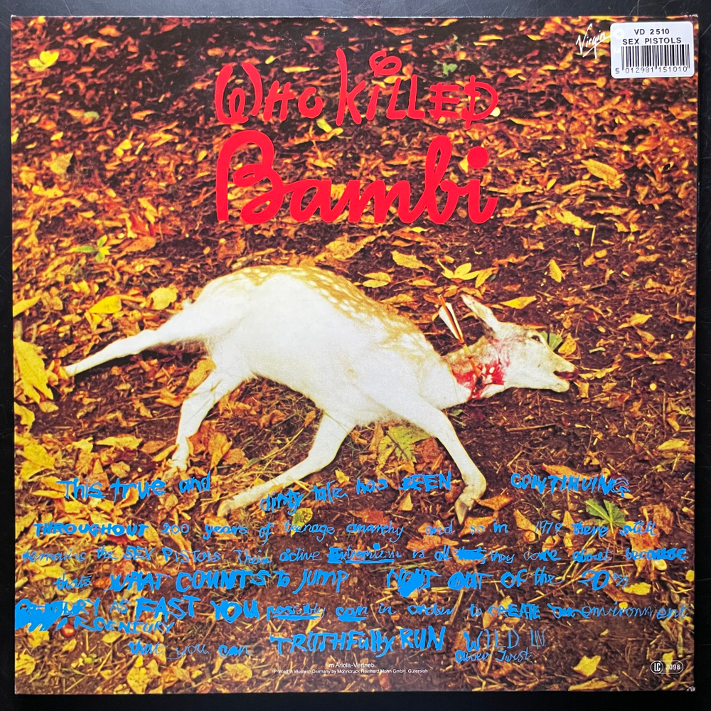 Sex Pistols - The Great Rock 'N' Roll Swindle 2LP (Европа 1985г.)