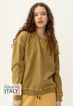 Свитшот реглан Bowery NYC однотонный Honey